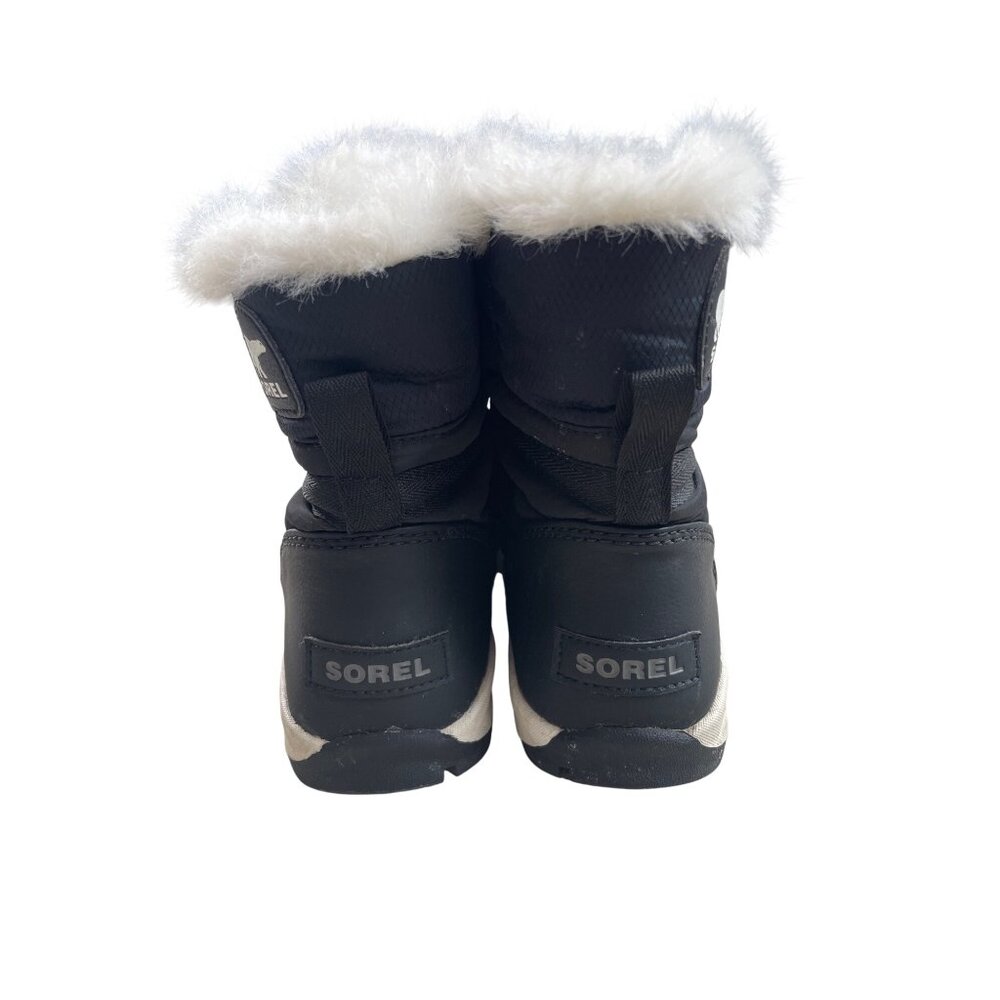 Sorel Women's 6.5 Whitney Faux Fur Quilted Lace Up Insulated Winter Snow Boots - Picture 3 of 7